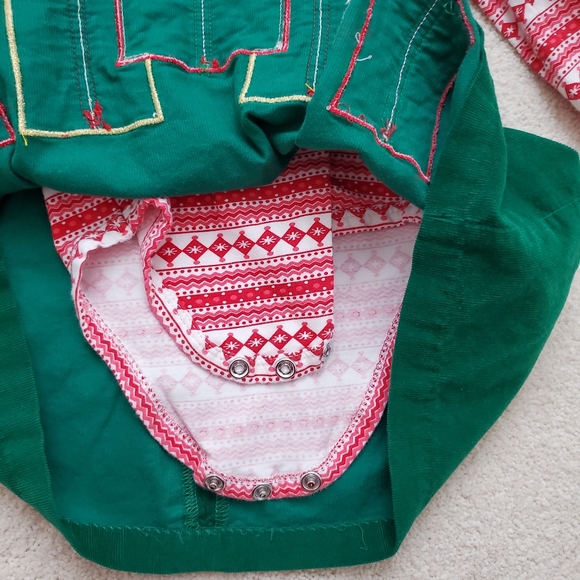 Bonnie Baby Girls Holiday Gifts Dress Jumper with Turtleneck Bodysuit sz12m - Picture 3 of 9